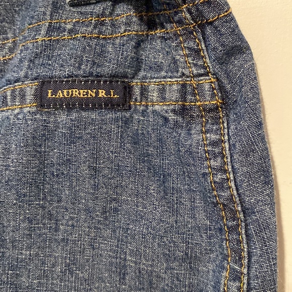 Vintage Laurens Jean Co Ralph Lauren Denim/Jean maxi skirt size 8 button down - Picture 7 of 10